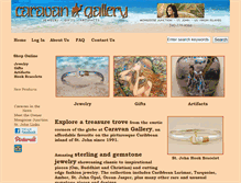 Tablet Screenshot of caravangallery.com